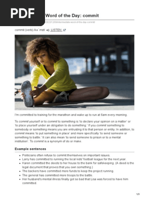 daily.wordreference.com-Intermediate Word of the Day commit