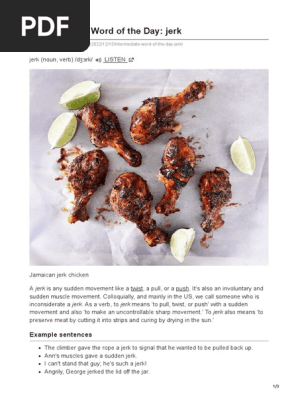 daily.wordreference.com-Intermediate Word of the Day jerk