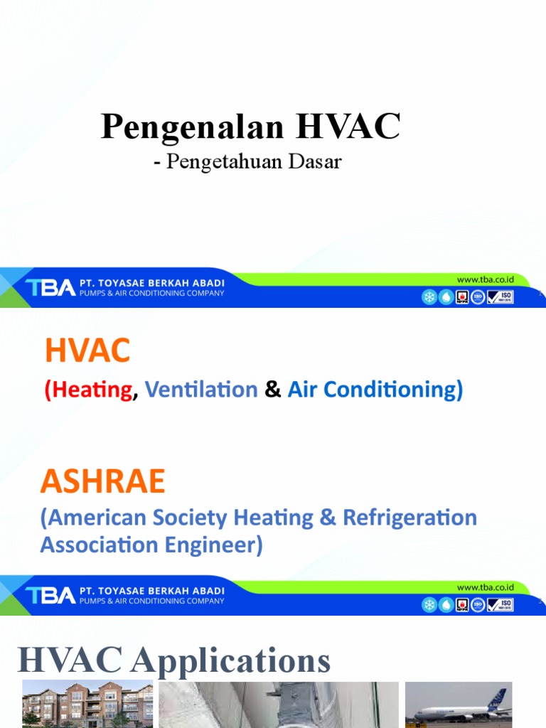HVAC TrainingIntro Youtube Revision PDF Humidity Heat Exchanger