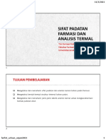 Sifat Padatan Dan Analisis Termal