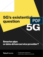 5G's Existential: Smarter Pipe or Data-Driven Service Provider?