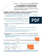 Resolución de Actividades de Integración 2° Parcial