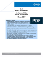 Agile Development Assignment March 2017 - FINAL