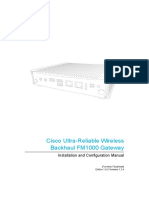 Cisco fm1000 Gateway Usermanual