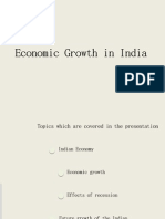 Economic Growth in India