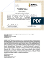 Certificado curso tecnologia educação híbrido