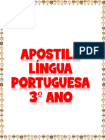 Apostila de Atividades de Português para o 3 Ano