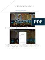 Panduan Registrasi Dan Login Akun Conference