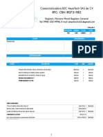 Descuento Moneda Fecha Folio: Cotización #