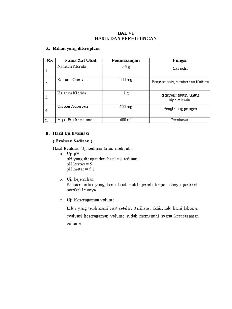 Laporan Akhir Infus Ringer | PDF | Sains & Matematika