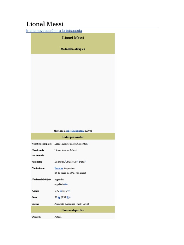 Bibliografia de Messi | PDF | FC Barcelona | Asociación de ...