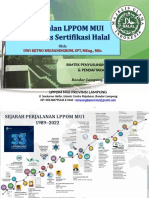Materi Pengenalan LPPOM & Proses Sertifikasi Halal - DRM 2022