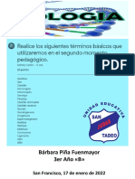 BPF Biología. Conceptos Básicos. 17 Enero 2022