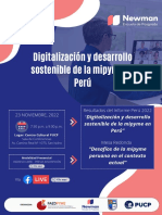 Digitalización y Desarrollo Sostenible de La Mipyme en Perú