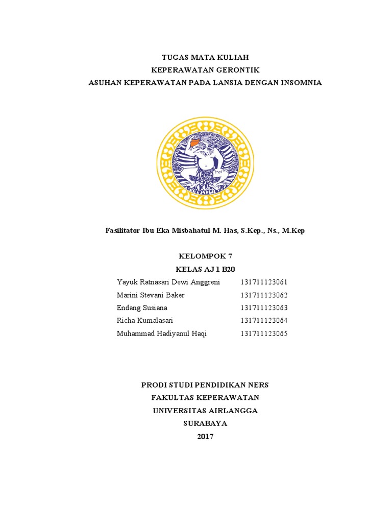Makalah keperawatan unair pdf