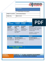 Introduction To International Business Environment