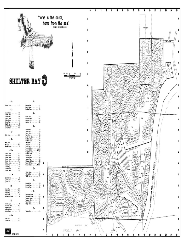 Shelter Bay Map PDF