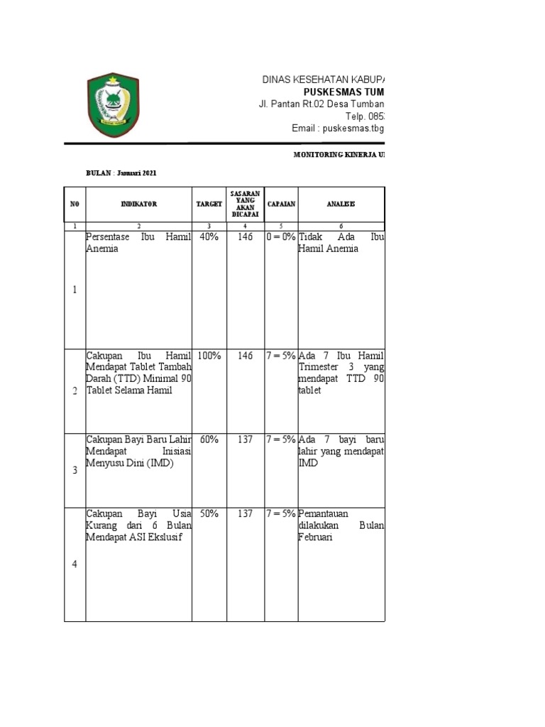 Monitoring Kinerja Gizi 2021 PDF