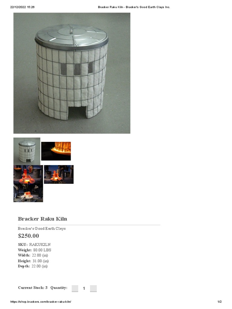 Bracker Raku Kiln for Backyard Firing | PDF | Science & Mathematics
