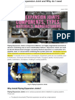 What Is A Pipe Expansion Joint and Why Do I Need One - (With PDF