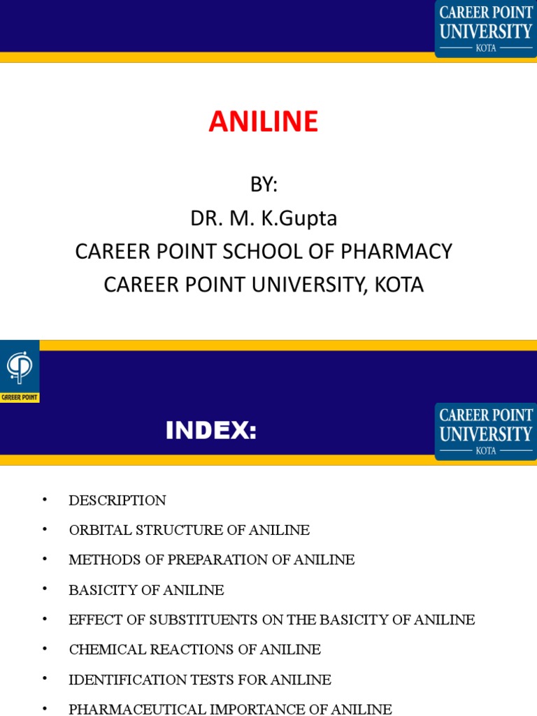 Aniline visual data 2