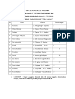 Daftar Penerimaan Dokumen Rat