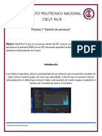 Práctica No. 2 Inciso A Gestíon de Procesos