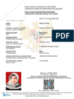 (The Indonesian Health Profession Board) : Registration Certification of Nurse