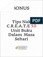 Bonus - Create 50 Unit Buku Sehari