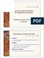 Rock and Soil Descriptions