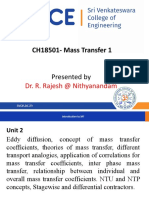 CH18501- Mass Transfer Fundamentals
