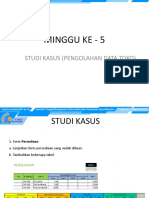 Minggu Ke - 5: Studi Kasus (Pengolahan Data Toko)