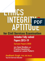 Ethics, Integrity & Aptitude Fo - DR Awdhesh Singh IRS (Retd)