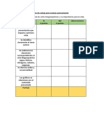 Lista de Cotejo para Evaluar Presentación de Los Ciclos Biogeoquimicos.