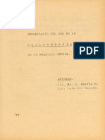 013 Importancia Del Uso de La Psicoterapia en La Práctica Médica