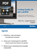 Creating Quality UIs With LabVIEW