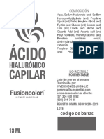 ACIDO Hialuronico Fusion Colori