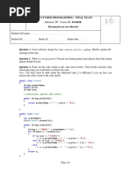 Structured Programming Exam 20211