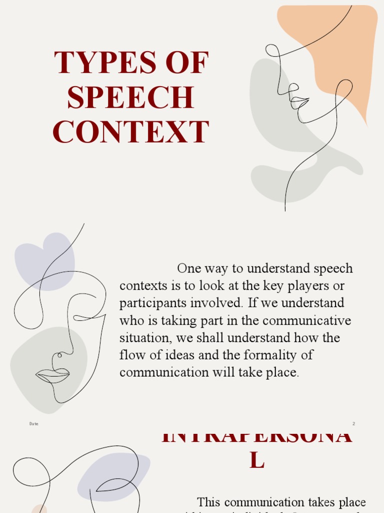 types-of-speech-context-pdf-communication-job-interview