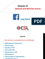 Module 14 - Wide Area Netwrok - Remote Access