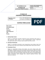 Form Kontrak Perkuliahan Diii Kebidanan