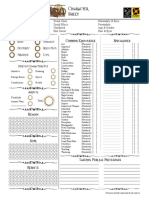 Victoriana 1st Edition Character Sheet