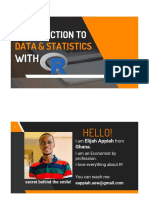 Introduction To Data and Statistics With R
