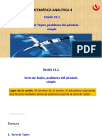 Sesión - 15 - 1 Series de Taylor Problema Del Péndulo