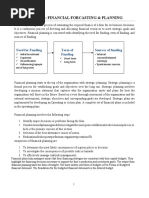 CHAPTER FOUR Financial Forcasting and Planning