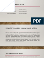 Aspek Hukum Pasar Modal, Hukum Dagang (D)