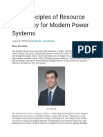 Five Principles of Resource Adequacy For Modern Power Systems