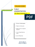 Public Administration: Exam Guide