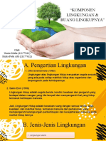 Komponen Lingkungan Dan Ruang Lingkupnya