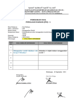 Analisa Perbaikan Soal PH 1 GBR Model